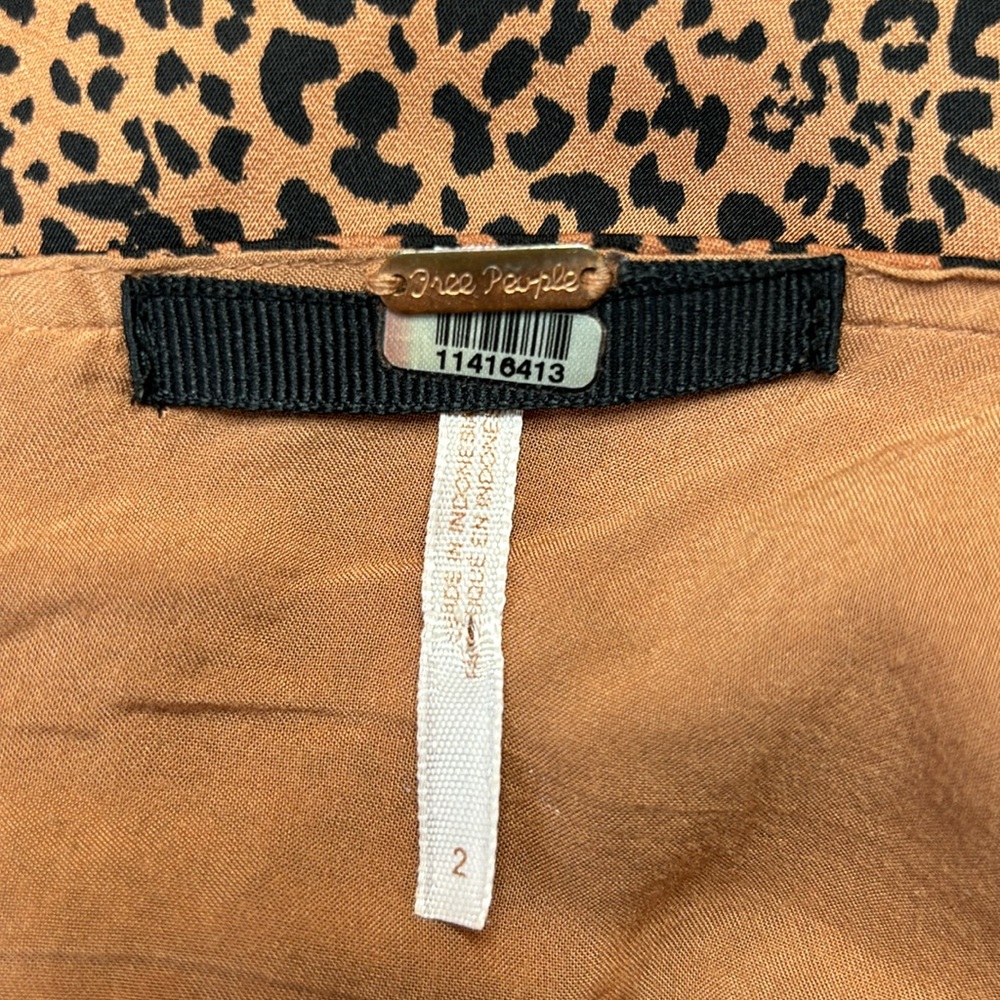 Free People Backless Cheetah Print Dress - Picture 7 of 9